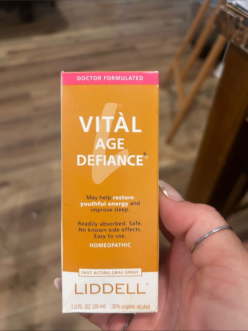 Dell Vital Age Defiance Orange Facial Serum Spray